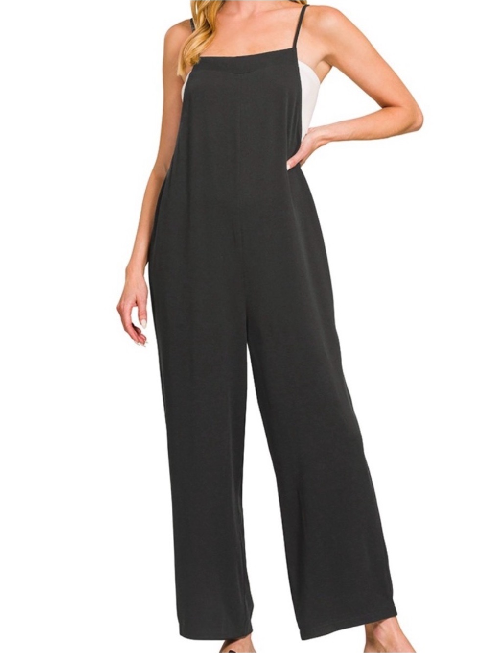 Zenana Woven Jumpsuit
